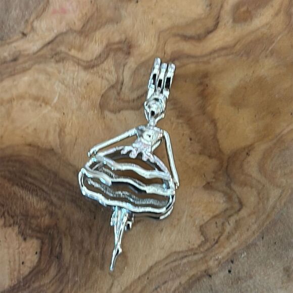 Ballerina Cage Pendent - Picture 1 of 4